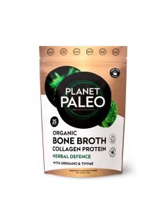 Organic Bone Broth Collagen Protein Herbal Defence (Planet Paleo)