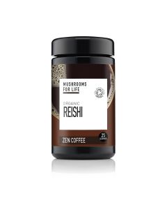 Reishi Zen Paddenstoelen Koffie 1000mg Bio (Mushrooms For Life) 64gr