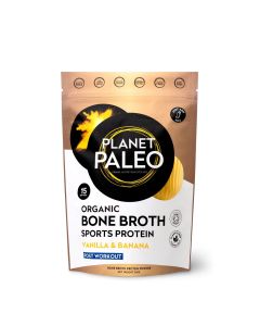 Organic Bone Broth Sports Protein Vanilla & Banana (Planet Paleo)
