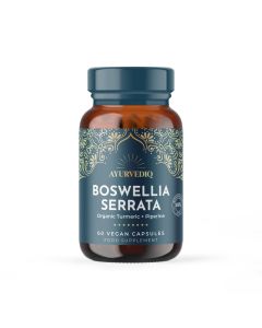 Boswellia Serrata, Turmeric & Black Pepper Extract (Ayurvediq) 60caps