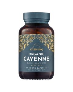Organic Cayenne Pepper (Ayurvediq) 60caps