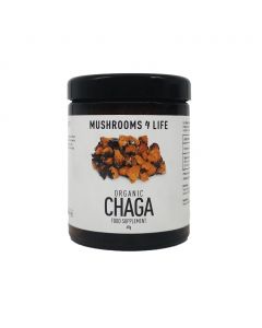 Chaga Paddenstoelen Poeder Bio (Mushrooms4Life) 60gr