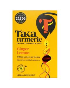 Ginger & Lemon Tea Bio (Taka Turmeric) 15 zakjes