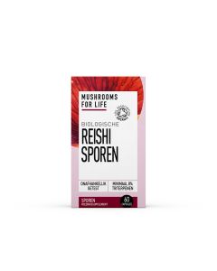 Reishi Sporen Paddenstoelen Capsules Bio (Mushrooms For Life) 60caps