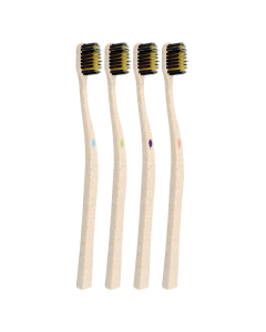 Tandenborstel Houtvezel Micro Goud (Novacare)