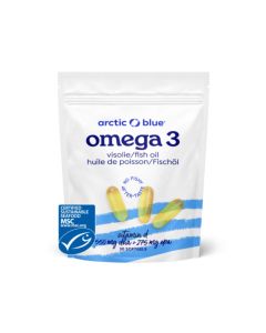 Omega-3 visolie DHA & EPA met vitamine D3 (Arctic Blue) 30caps