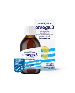 Omega-3 visolie naturel DHA & EPA (Arctic Blue) 300ml