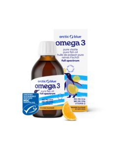 Kids Omega-3 visolie DHA & EPA met vitamine D3 (Arctic Blue) 150ml