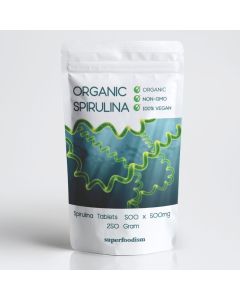 Spirulina tabletten 500mg Bio (Superfoodism) 500st