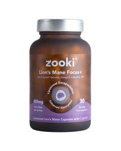 Lion’s Mane Focus+ Liposomal (Zooki) 60caps
